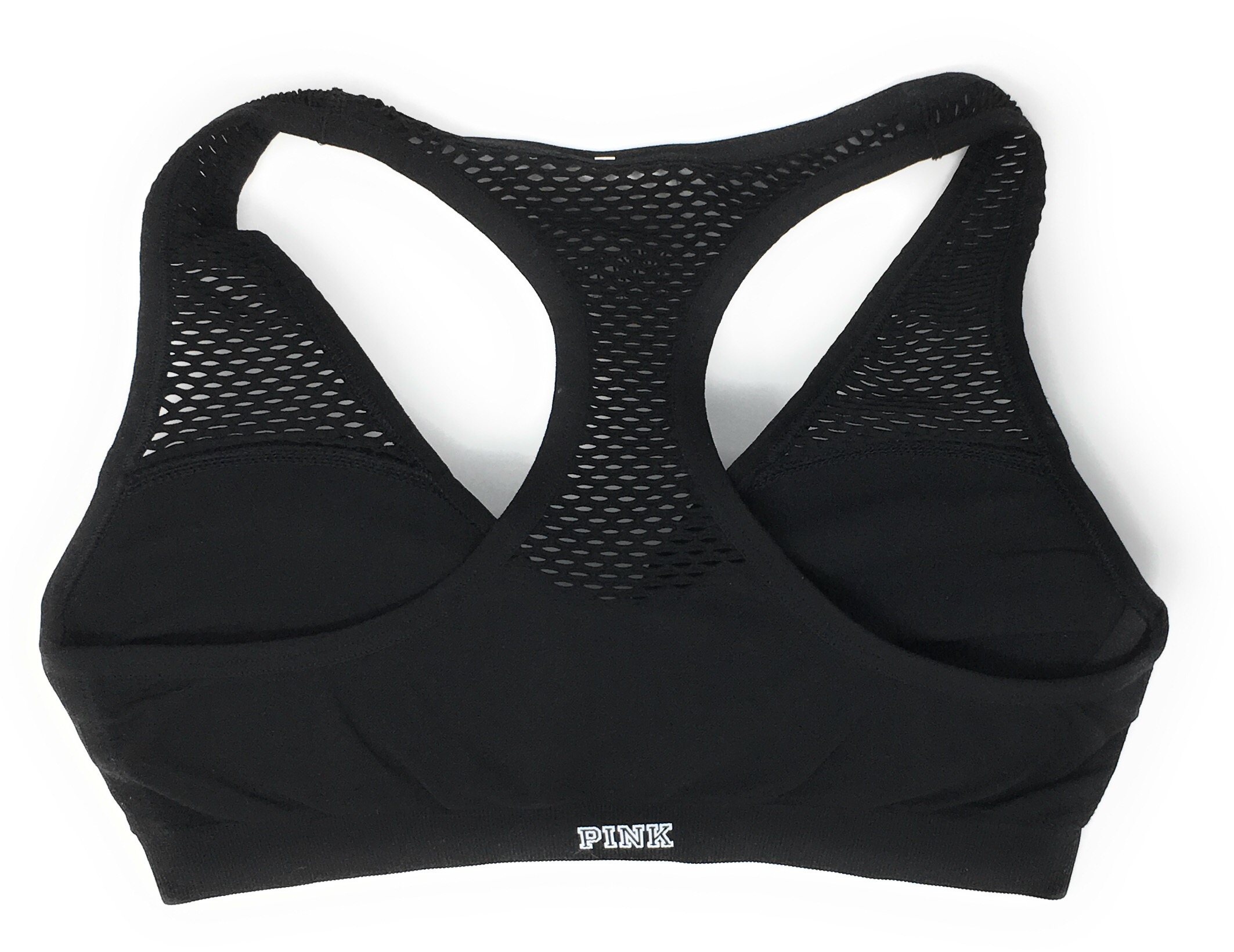 VICTORIA'S SECRET LOVE PINK SPORTS BRA PADDED PUSH UP YOGA FLORAL